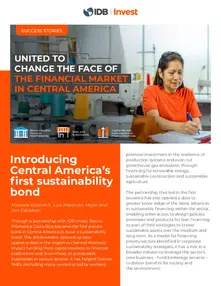 The First Sustainable Bond in Central America